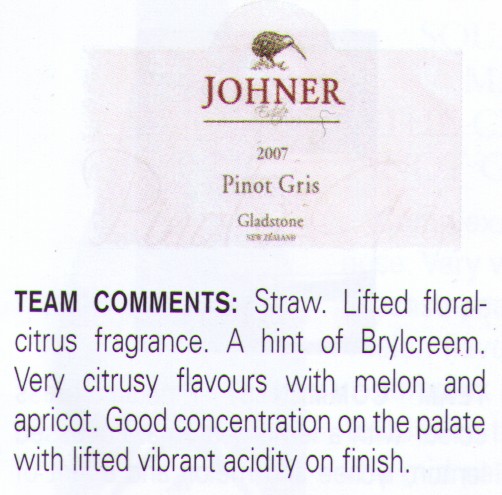 Scan from Pinot Gris review