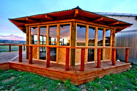 The tasting room at Johner Estate New Zealand